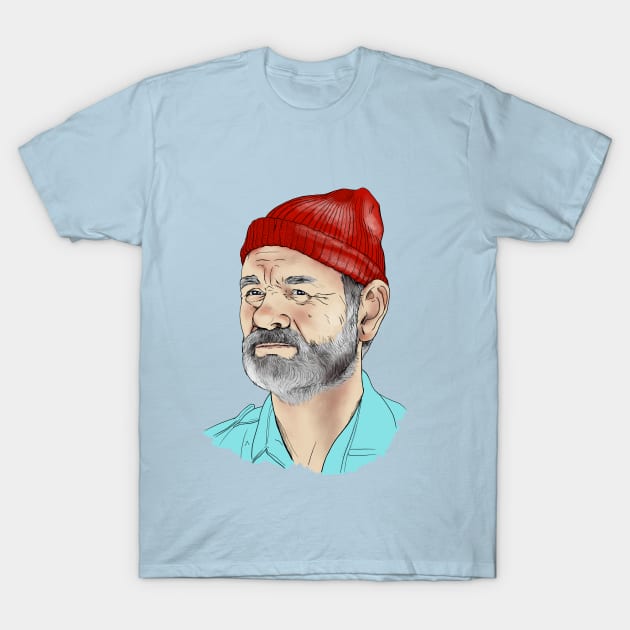 Steve Zissou T-Shirt by ryanbudgie